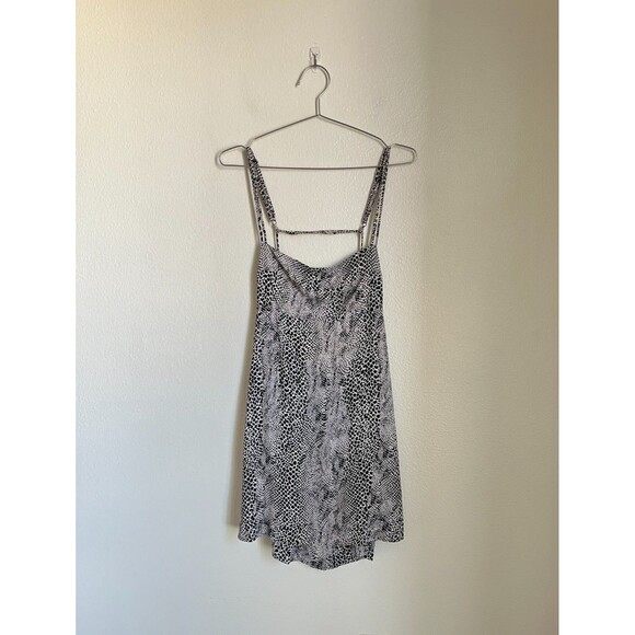 Free People Wild Child Mini Dress in Snake Print Size SMALL - Picture 1 of 7
